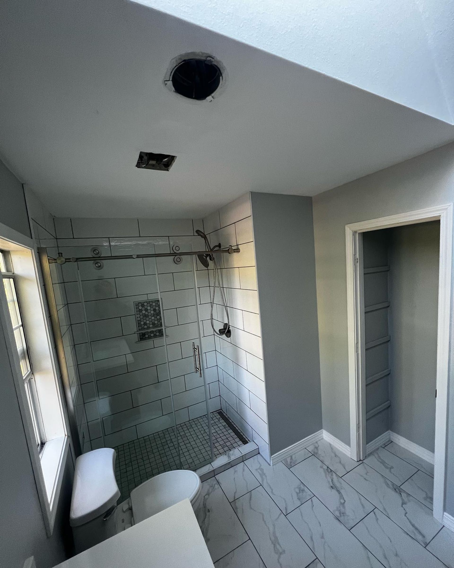 bathroom tile and custom shower