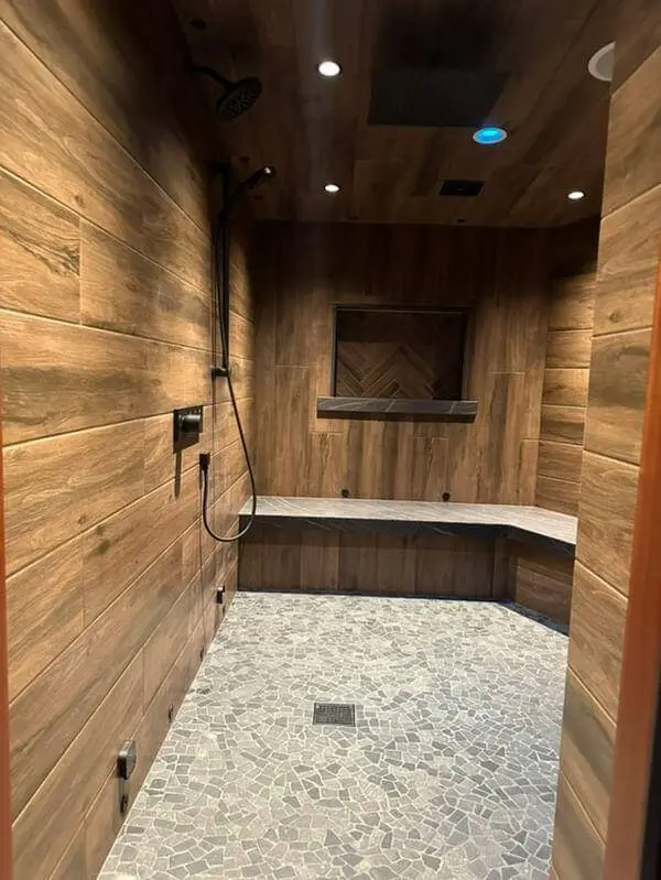 custom shower